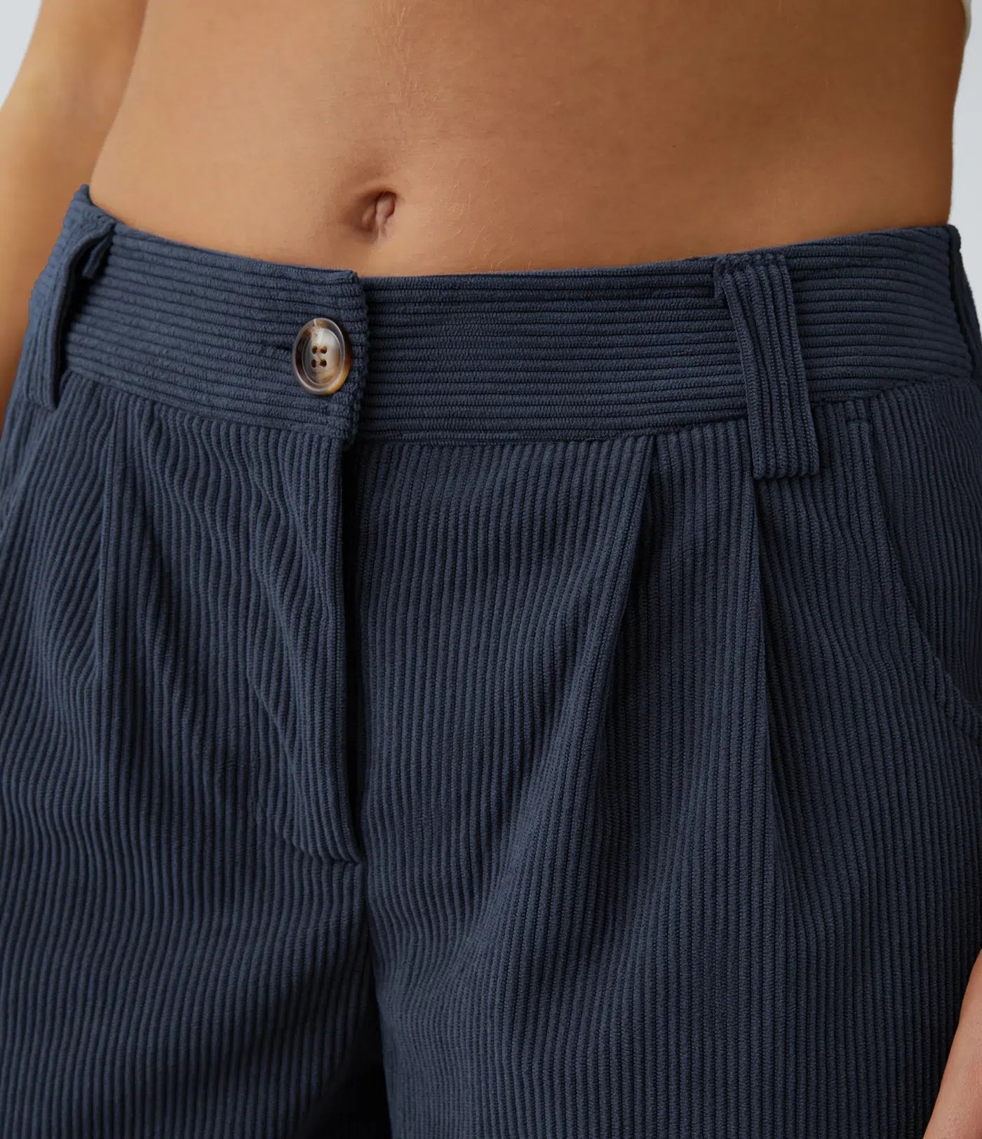 Annette | Pantaloni Comodi a Vita Media con Chiusura a Cerniera e Tasche Laterali