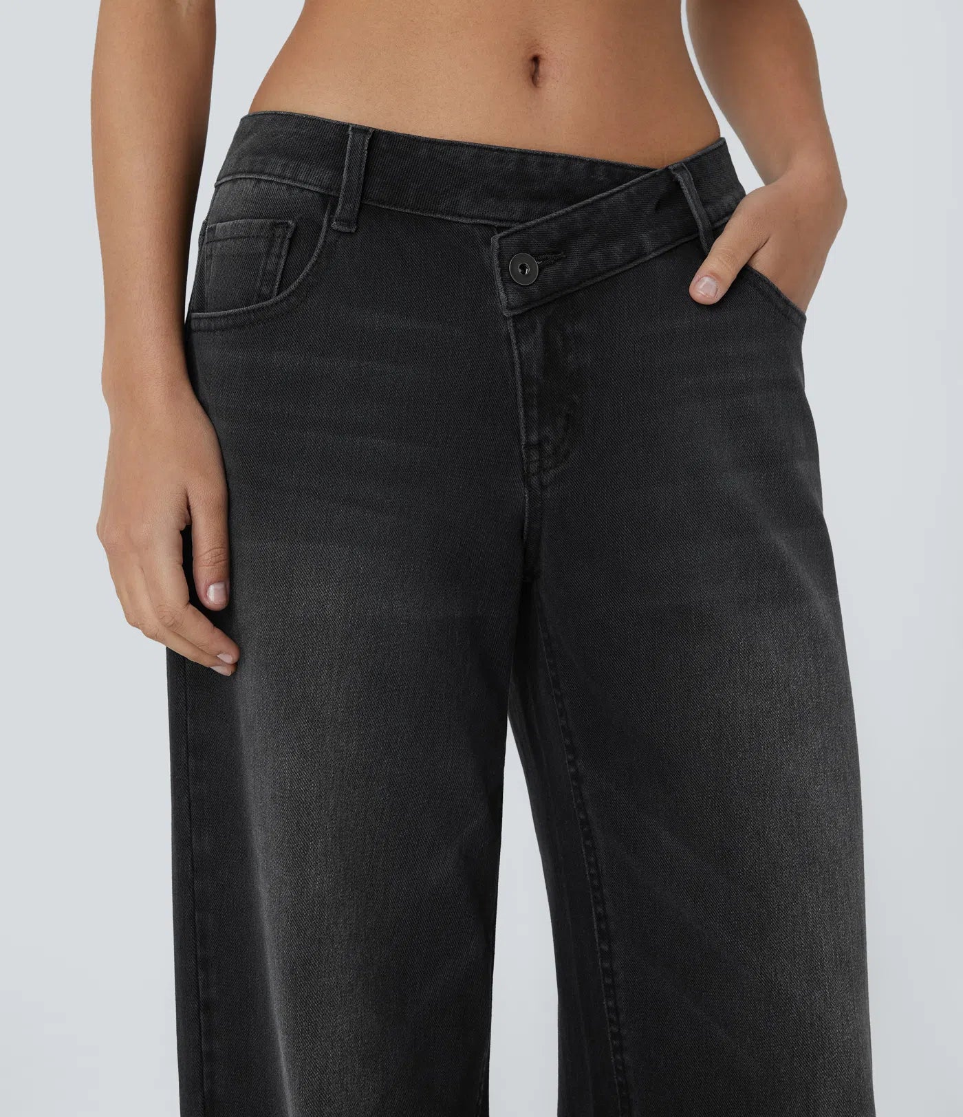 Sophie | Comfortabele Wide Leg Jeans Met Elegante Pasvorm & Handige Ritszakken