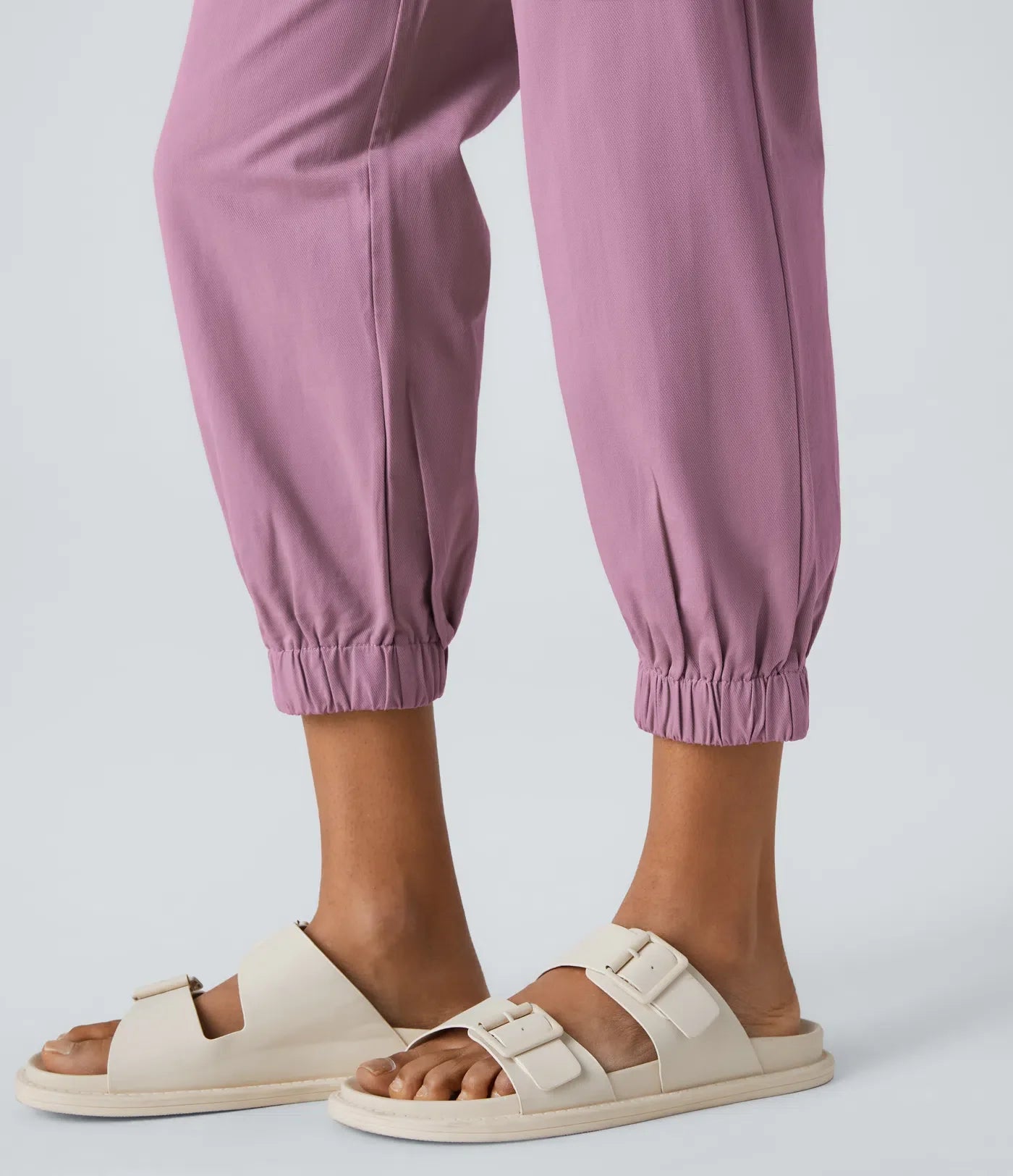 Marianne | Pantaloni in Cotone con Bottoni, Cerniera e Tasche Pratiche