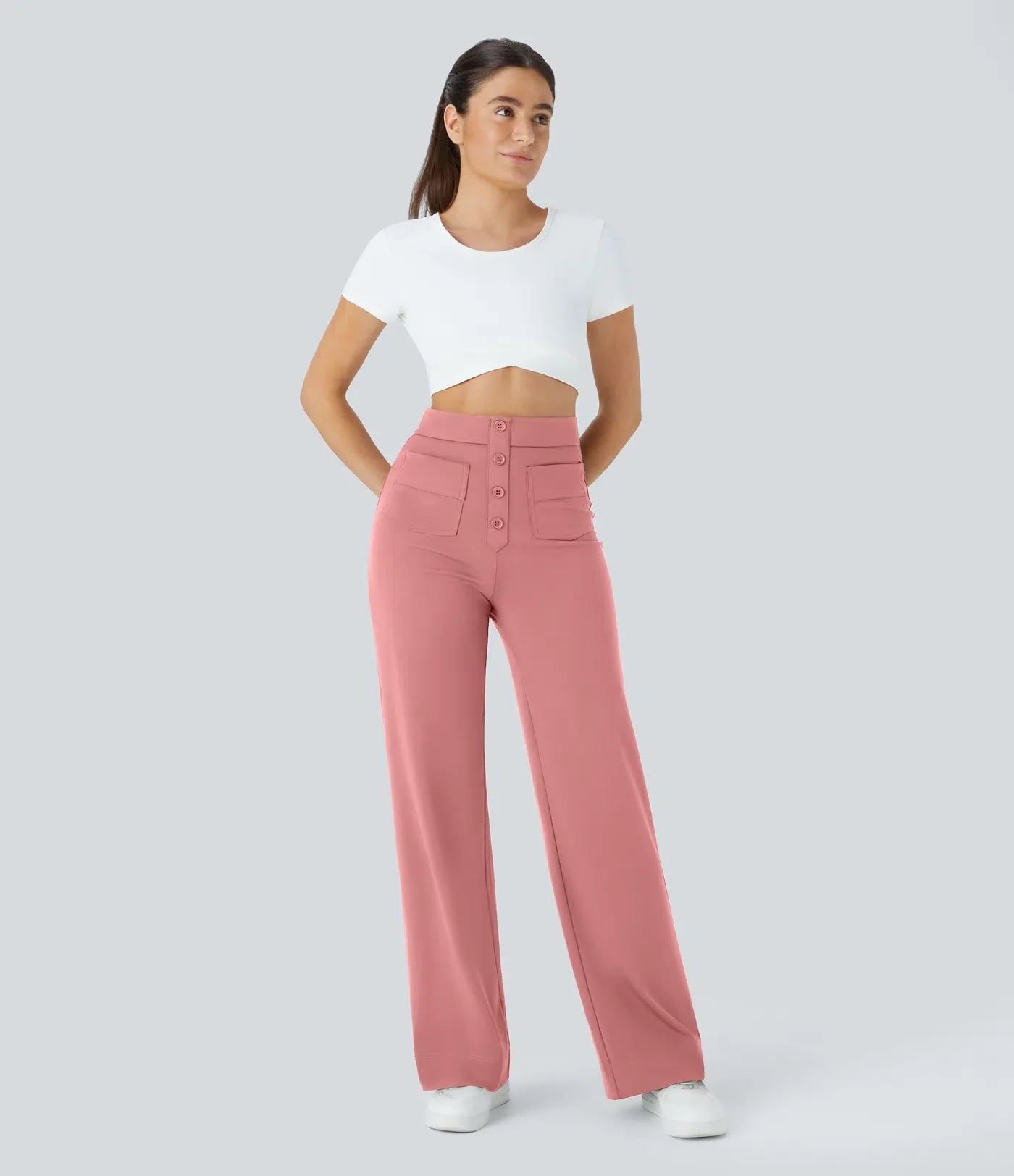 Naomi | Pantaloni Elasticizzati e Confortevoli a Vita Alta | 1+1 Gratis