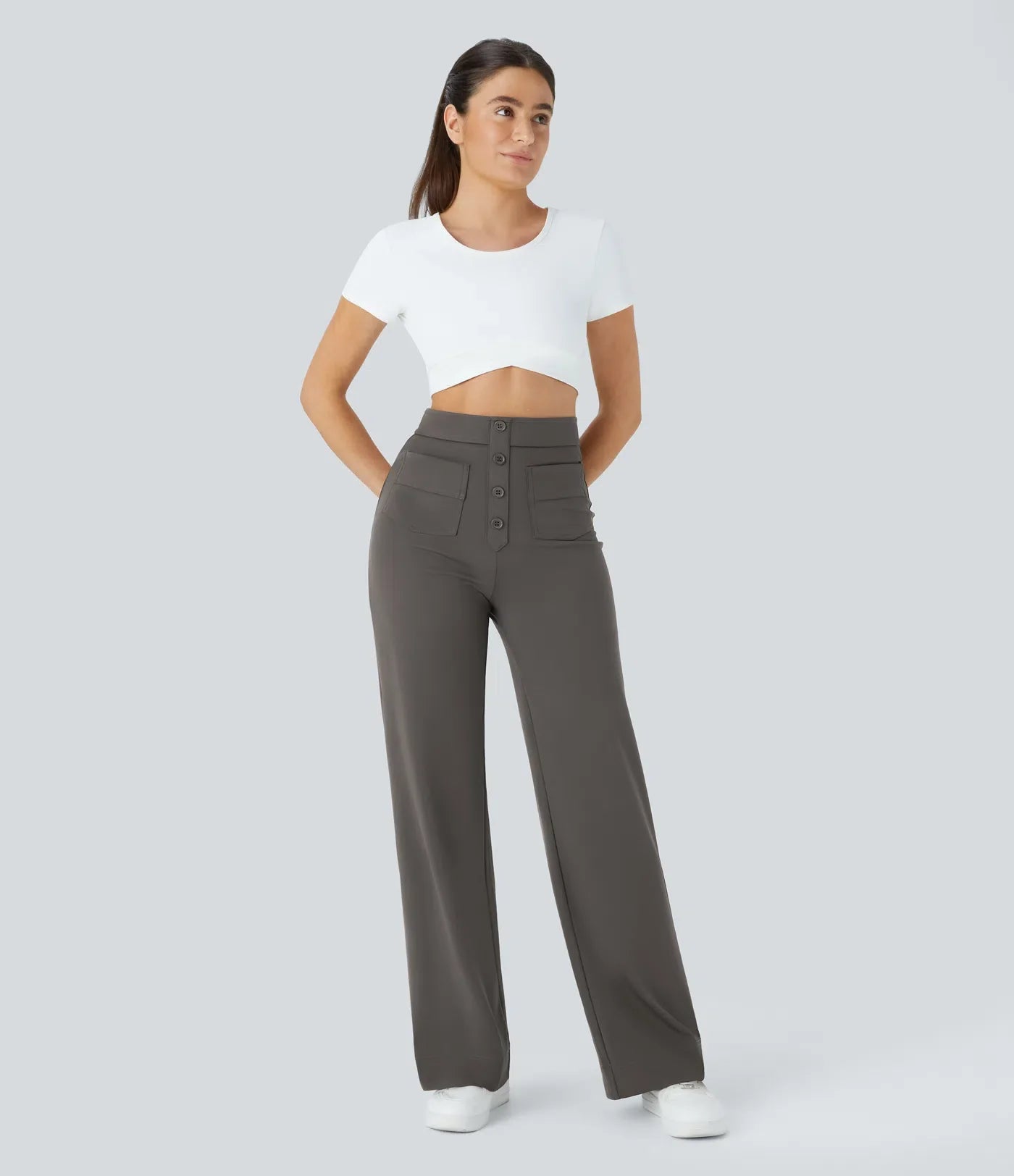 Naomi | Pantaloni Elasticizzati e Confortevoli a Vita Alta | 1+1 Gratis