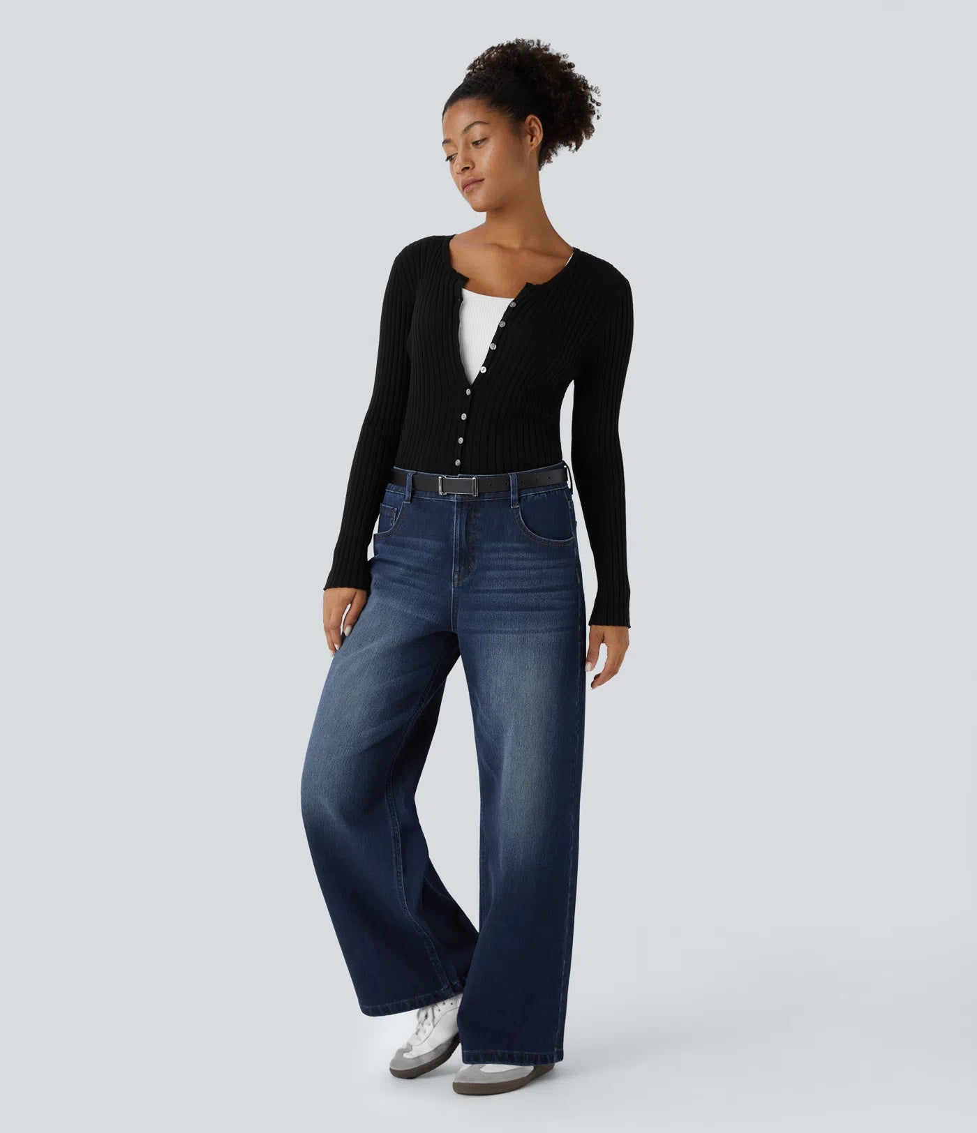 Linda | Comfortabele Jeans Met Handige Ritszakken & Losvallende Elegante Pijpen