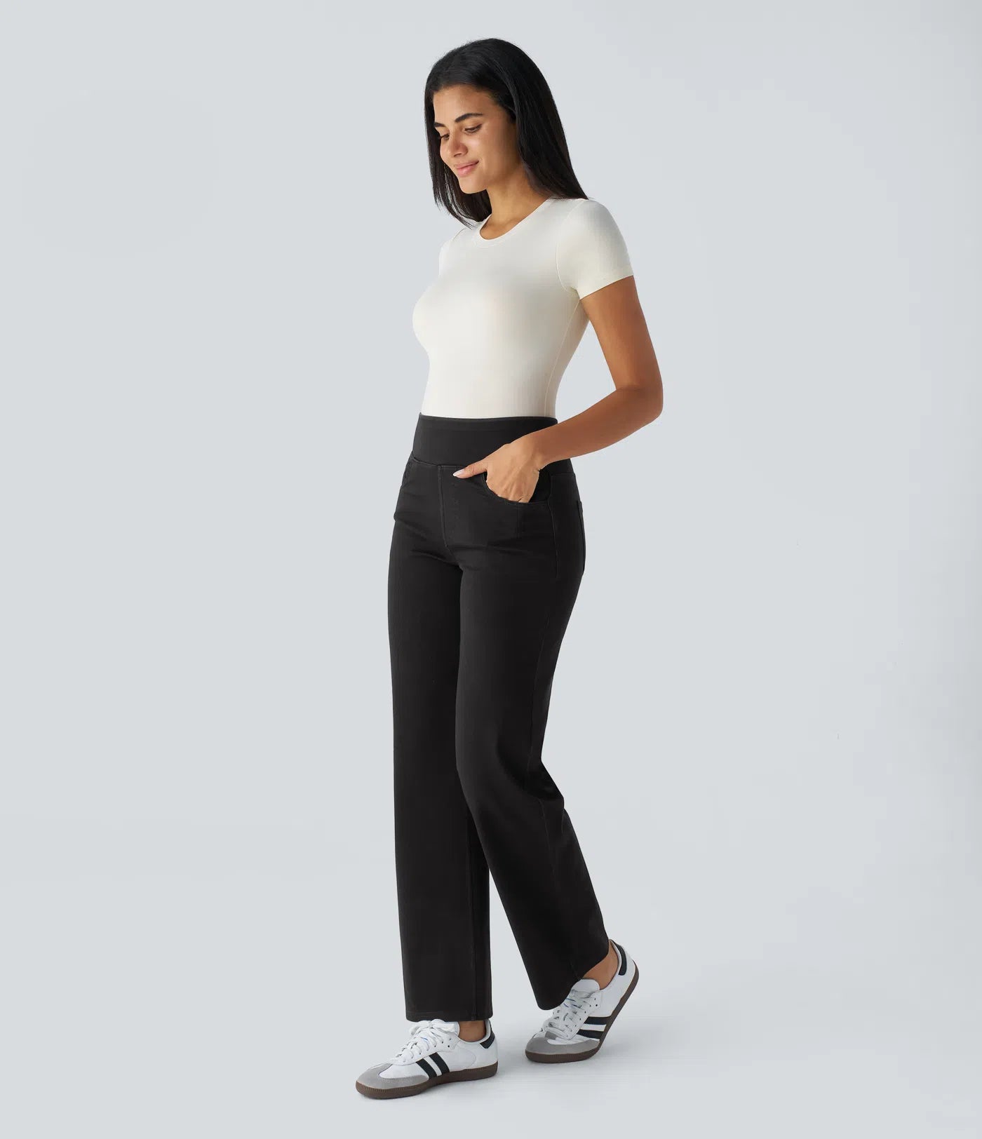 Isabella | Elastische & Comfortabele Broek Met Hoge Taille