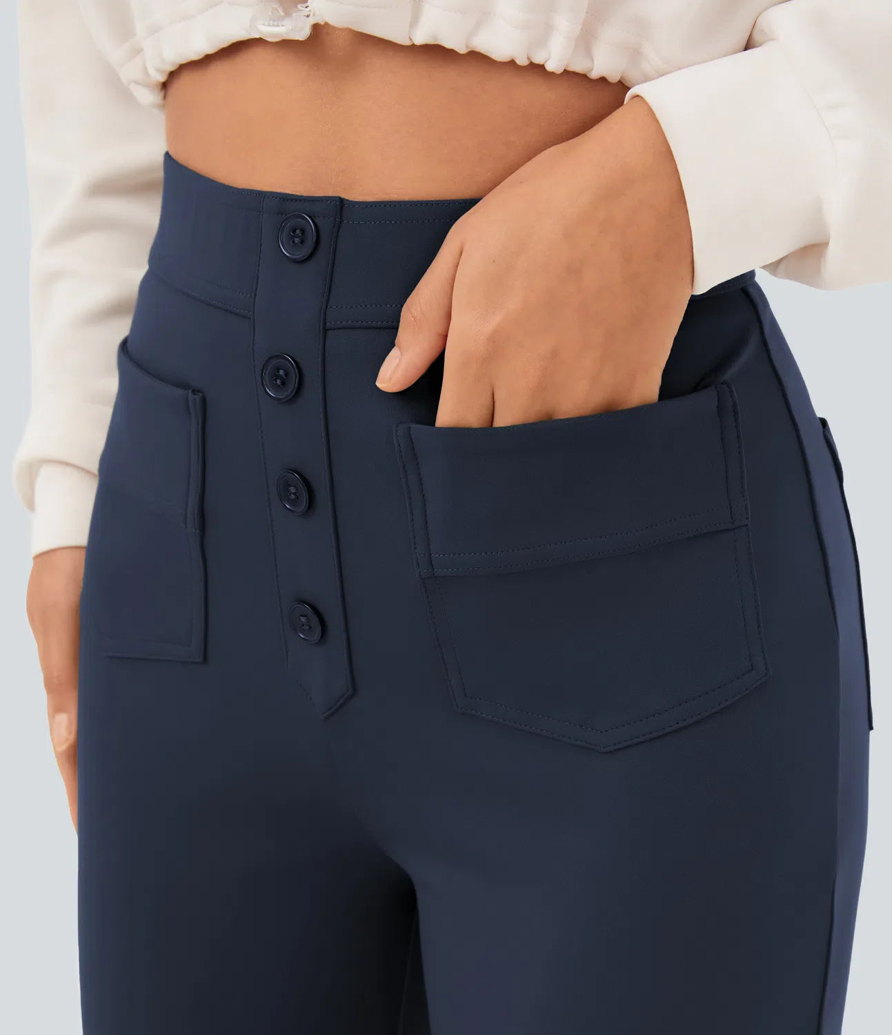Naomi | Pantaloni Elasticizzati e Confortevoli a Vita Alta | 1+1 Gratis