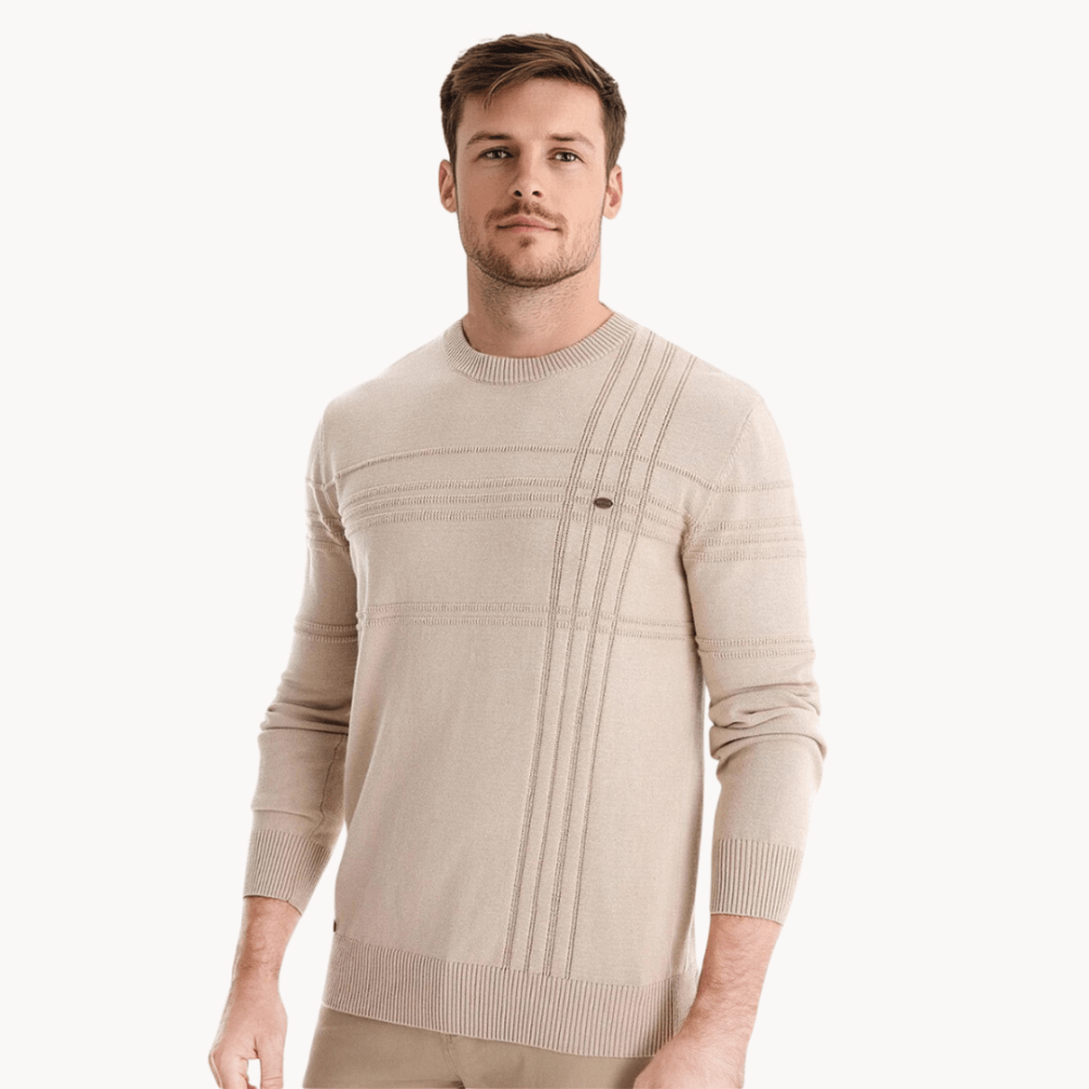 Burkhard | Pullover elegante da uomo con design a quadri