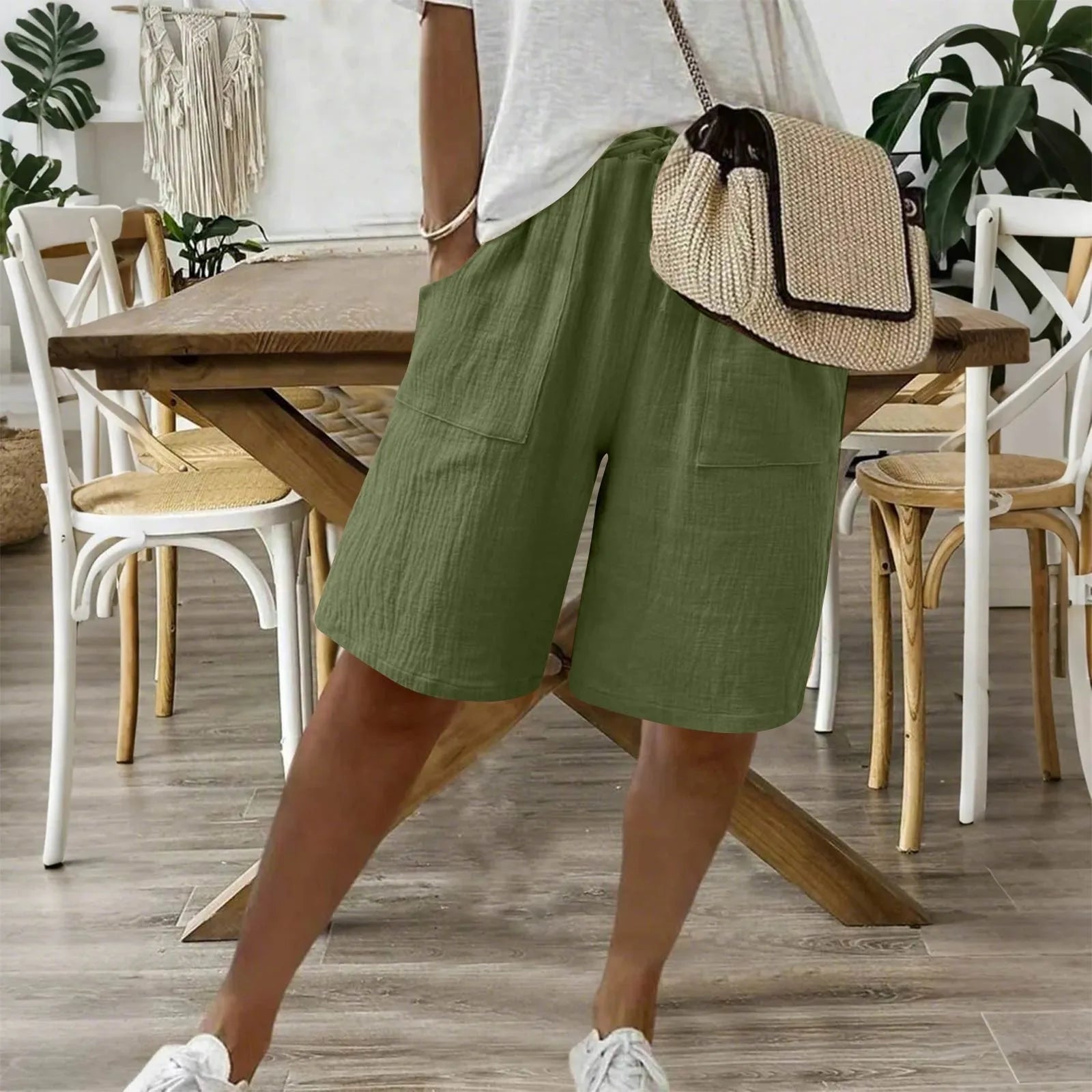 Sienna | Shorts in cotone e lino