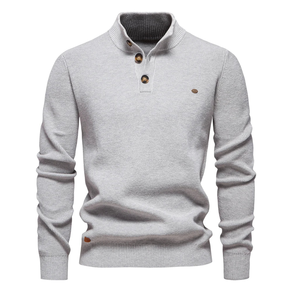 Konrad | Pullover da uomo elegante con design a bottoni