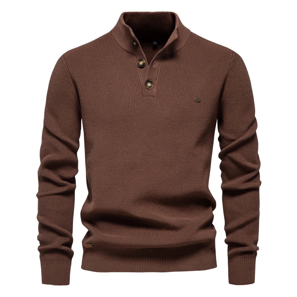 Konrad | Pullover da uomo elegante con design a bottoni