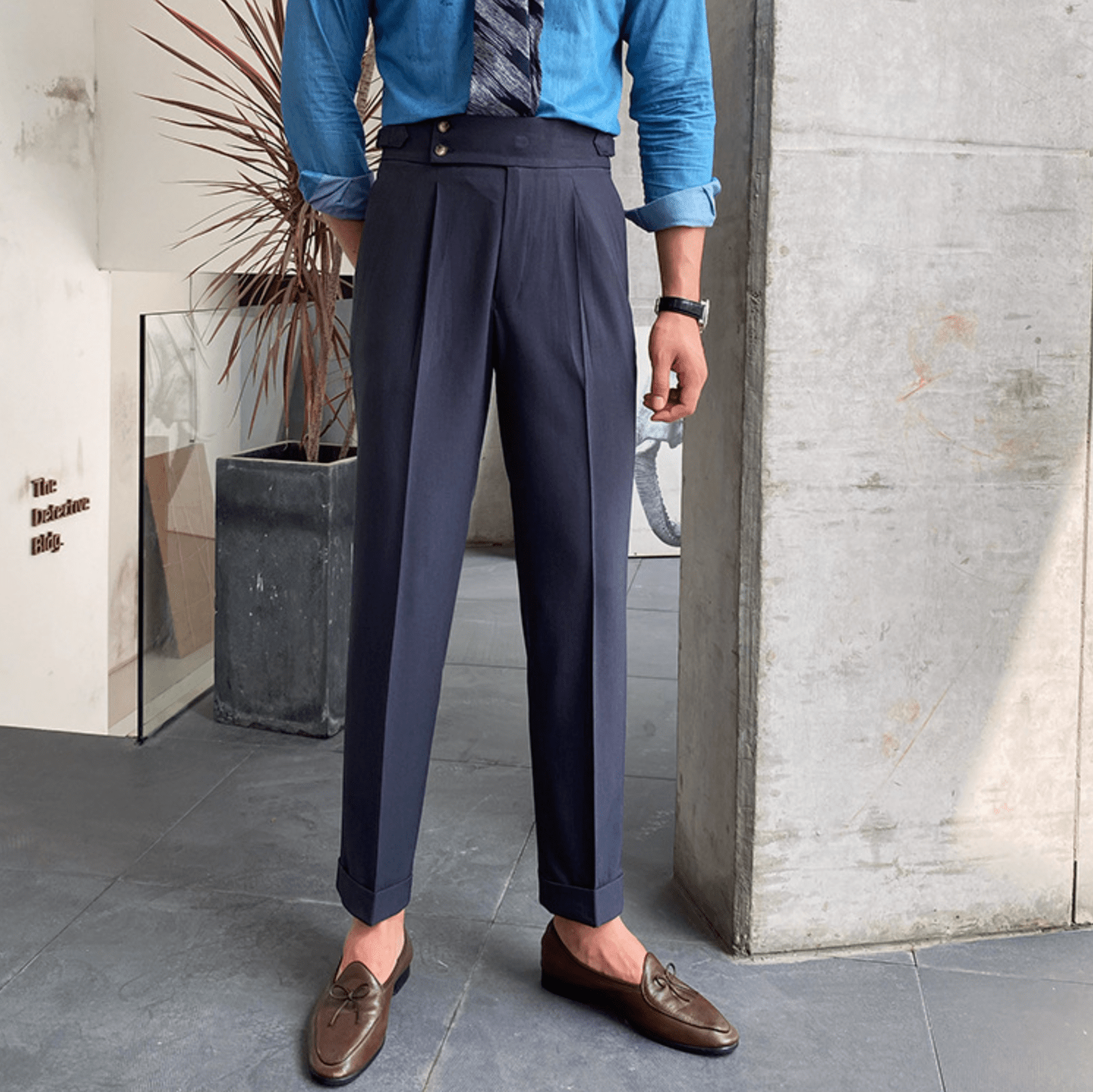 Edward | Pantaloni eleganti a vita alta