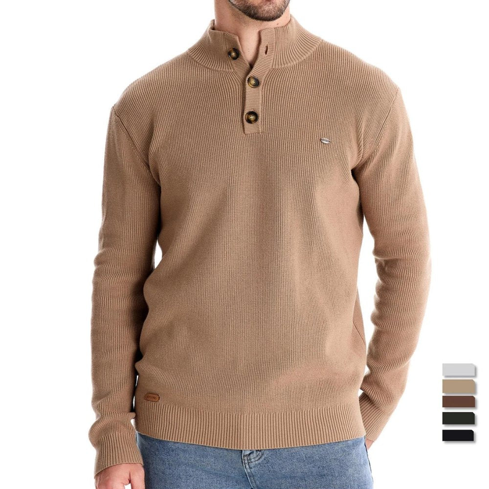 Konrad | Pullover da uomo elegante con design a bottoni
