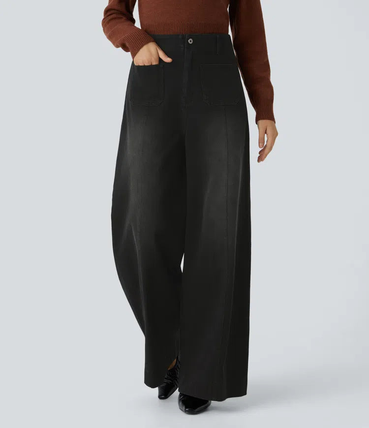 Nicole | Comfortabele & Casual Broek Met Wijde Pijpen