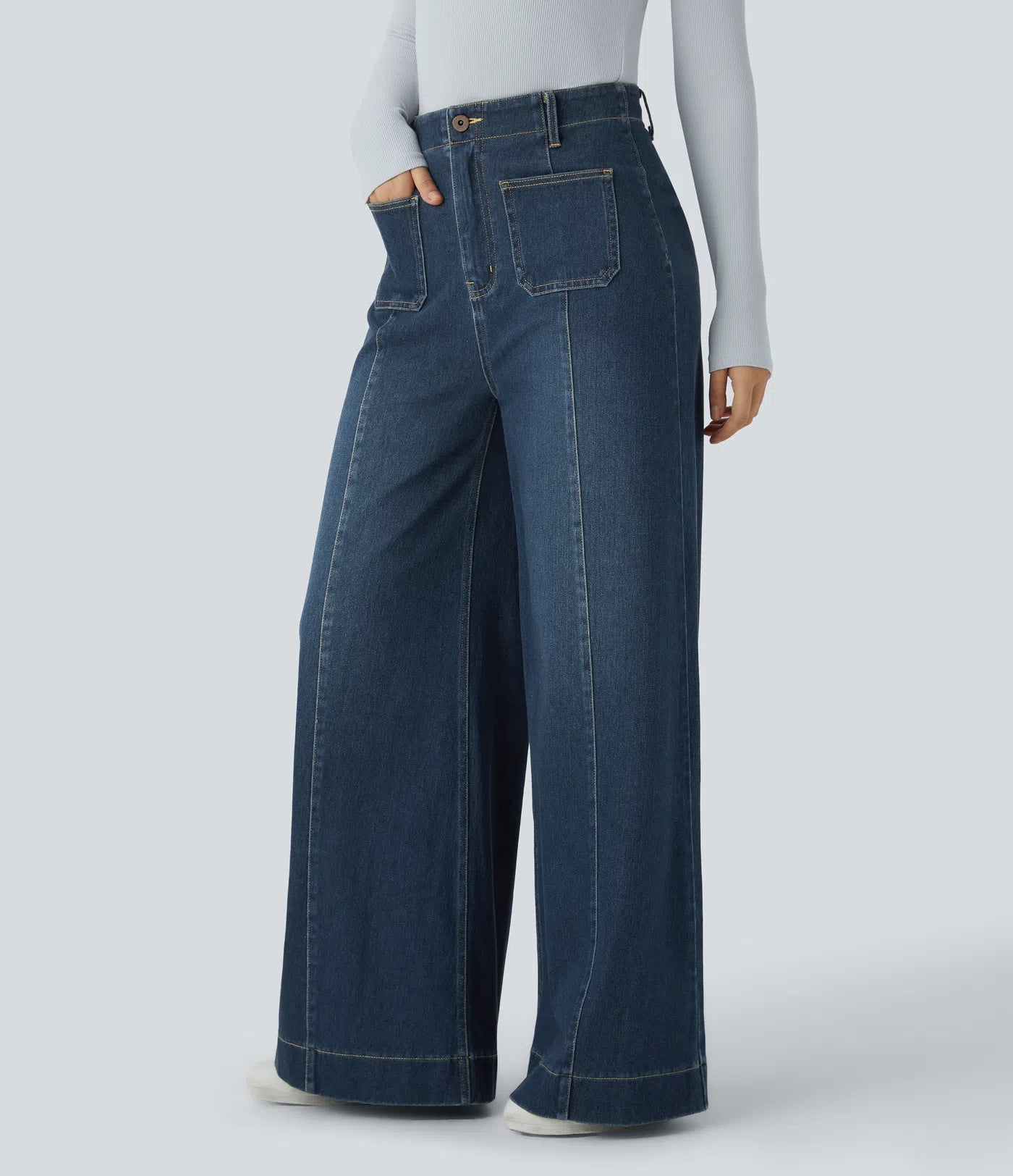 Nicole | Comfortabele & Casual Broek Met Wijde Pijpen