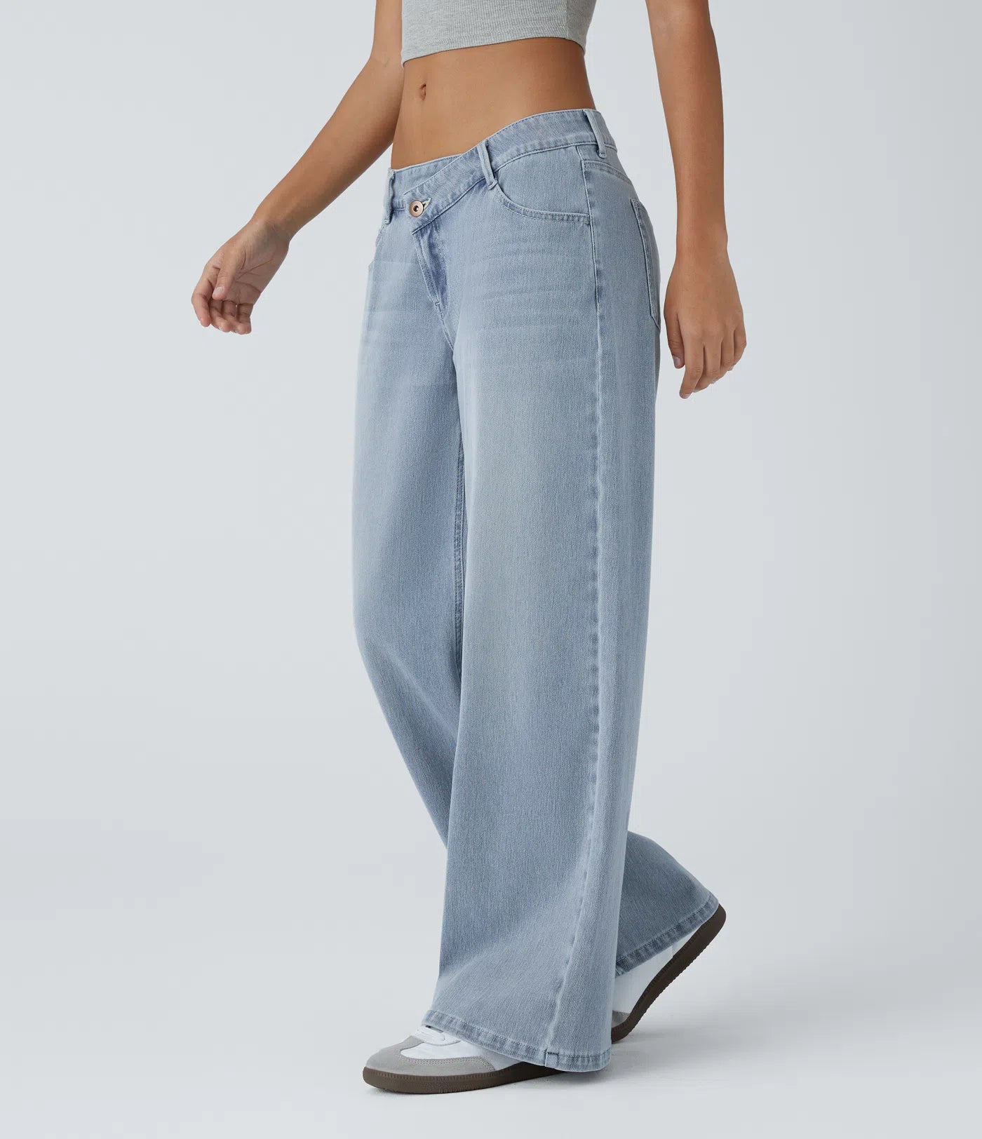 Sophie | Comfortabele Wide Leg Jeans Met Elegante Pasvorm & Handige Ritszakken