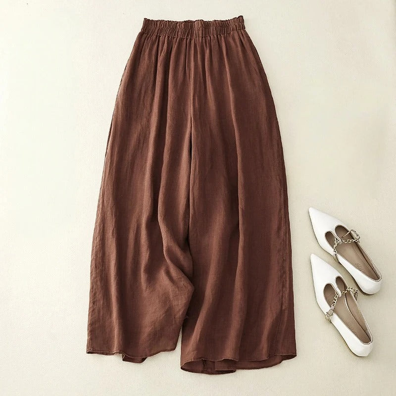 Nicolé | Pantaloni eleganti in lino