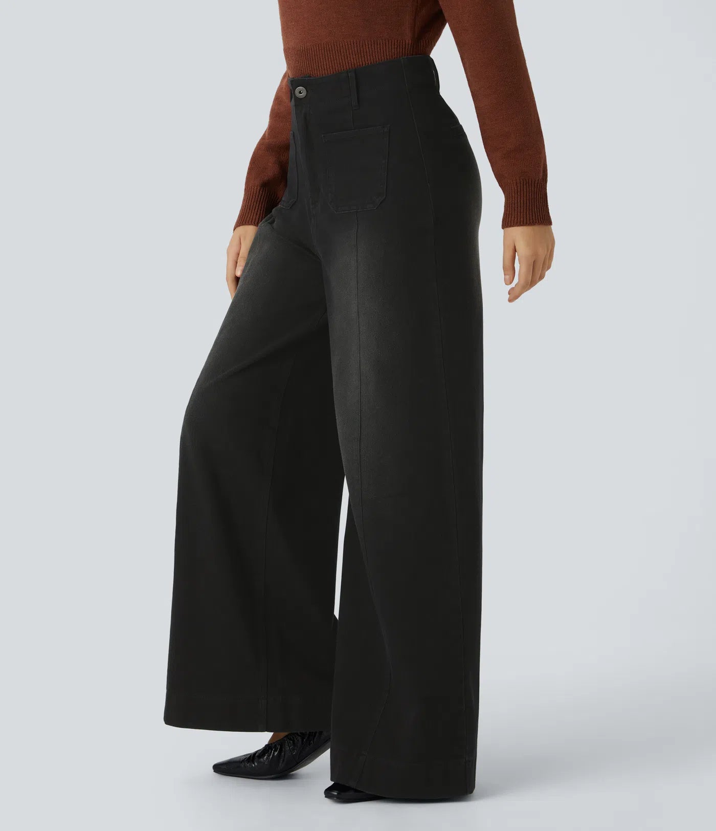 Nicole | Comfortabele & Casual Broek Met Wijde Pijpen