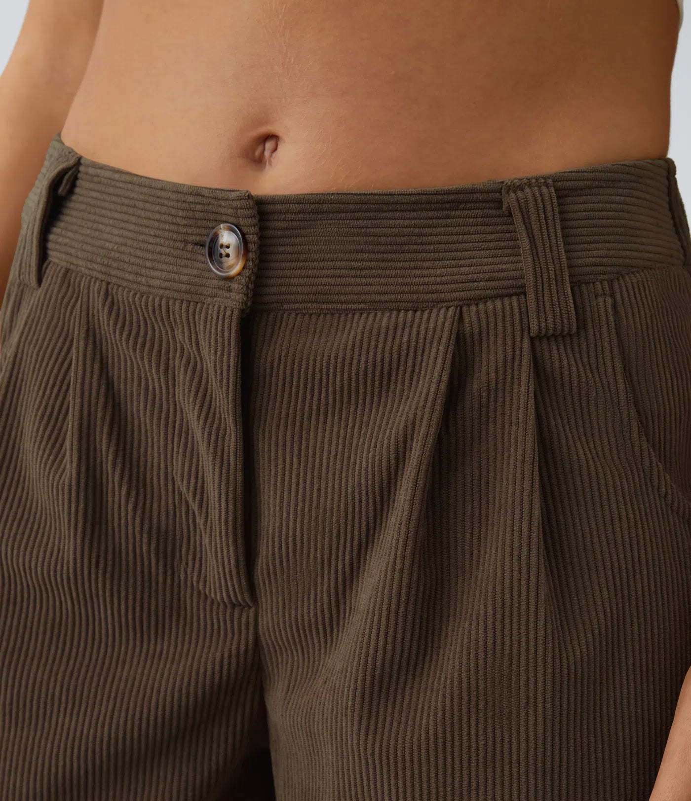 Annette | Comfortabele Broek Met Middelhoge Taille, Ritssluiting En Zijzakken