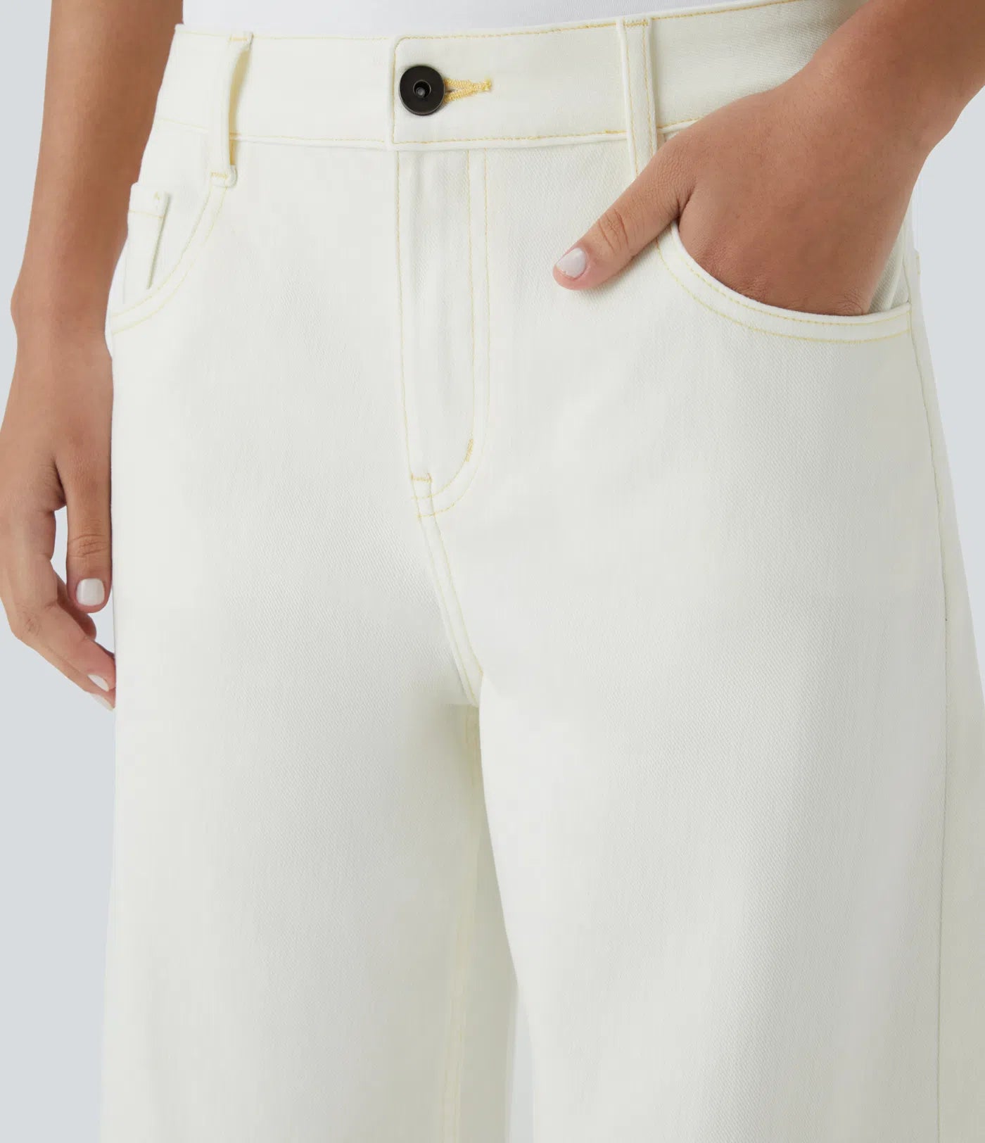 Linda | Comfortabele Jeans Met Handige Ritszakken & Losvallende Elegante Pijpen