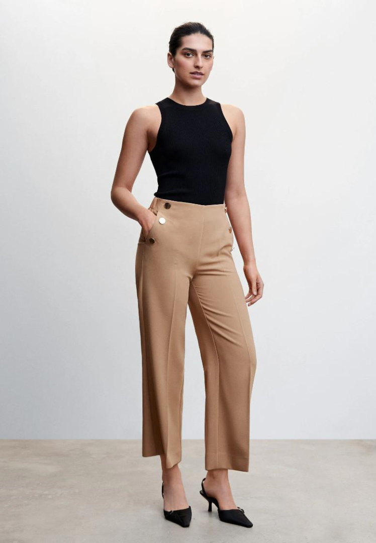 Emma | Comfortabele broek met hoge taille