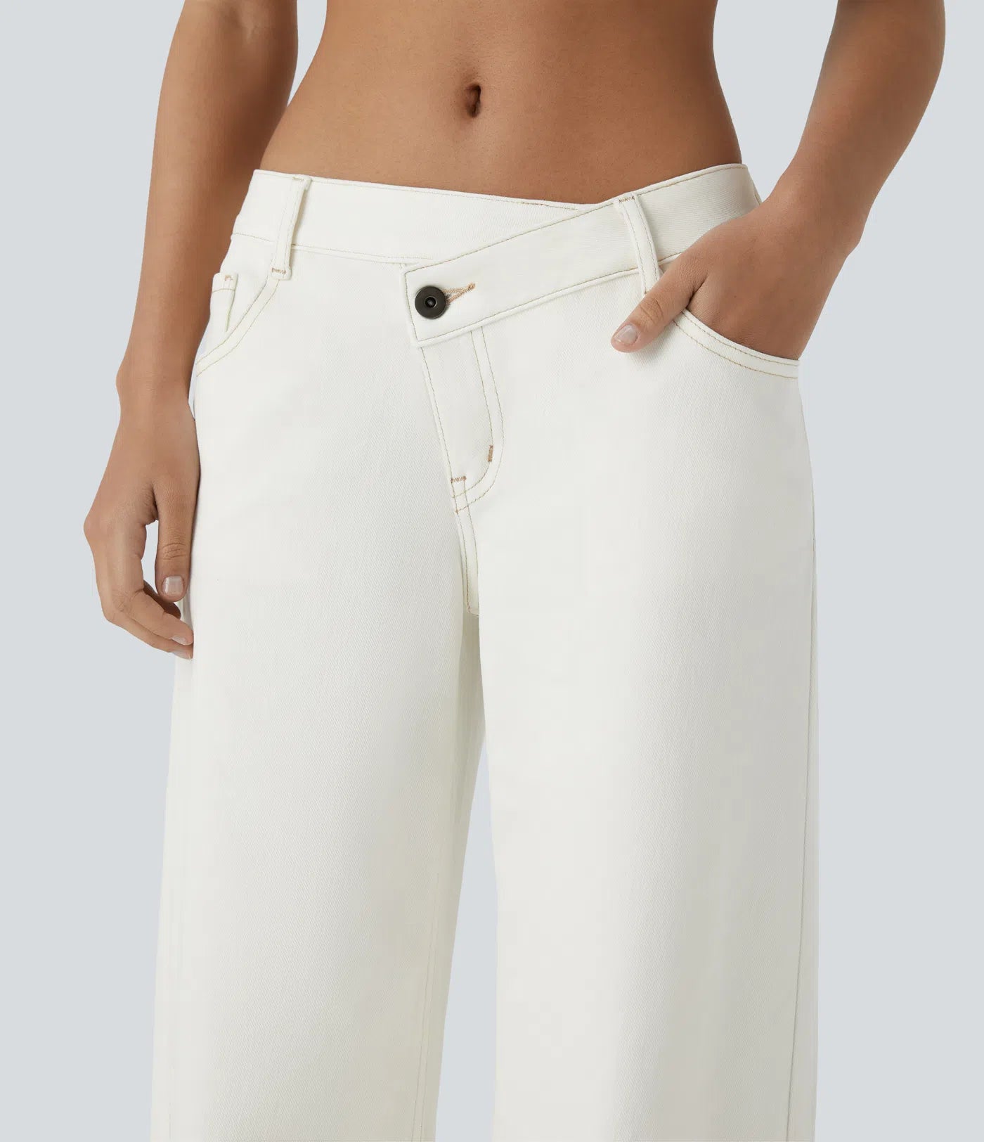 Sophie | Comfortabele Wide Leg Jeans Met Elegante Pasvorm & Handige Ritszakken