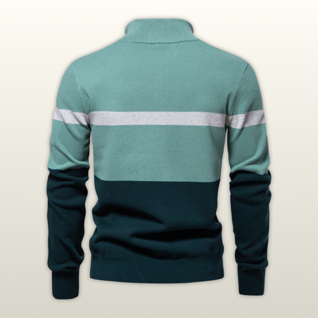 Lorenzo | Maglione a Mezza Zip Classico