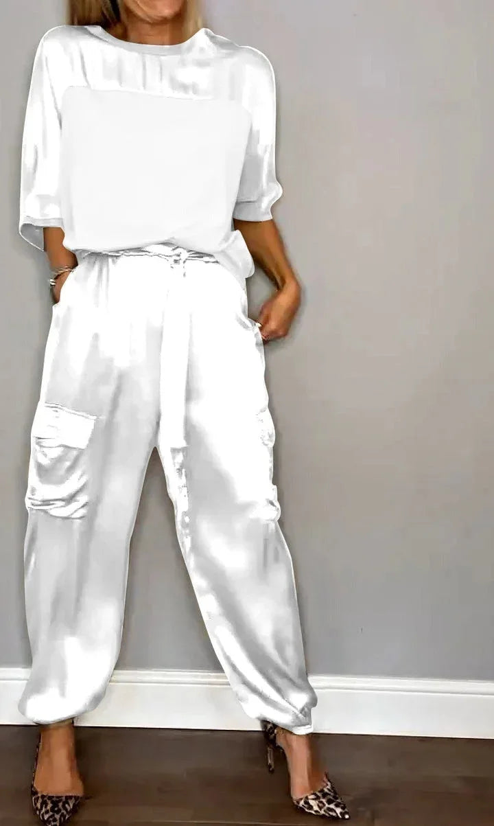 Evelina | eleganza satinata casual