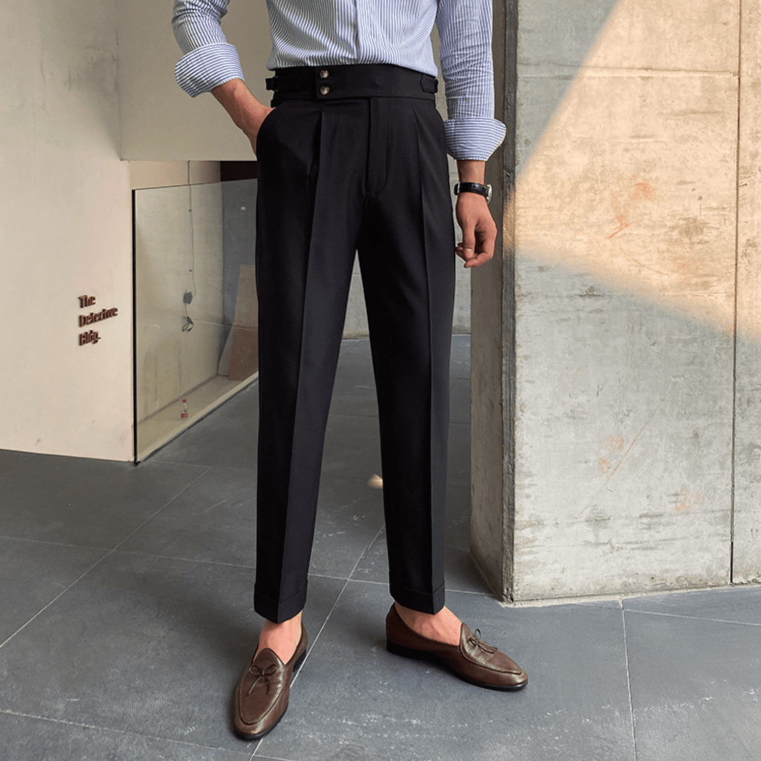 Edward | Pantaloni eleganti a vita alta