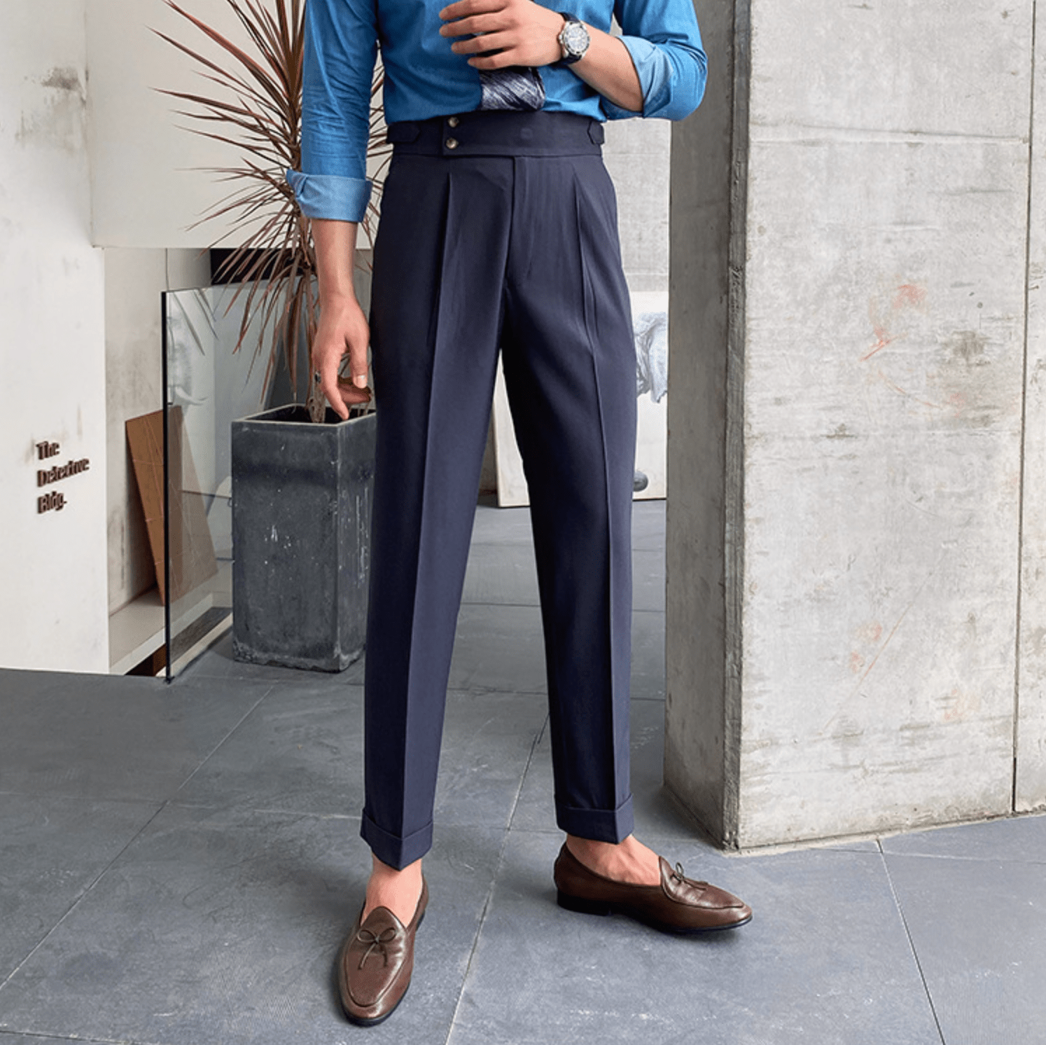 Edward | Pantaloni eleganti a vita alta