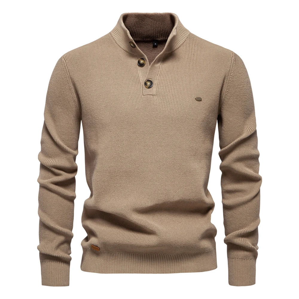 Konrad | Pullover da uomo elegante con design a bottoni